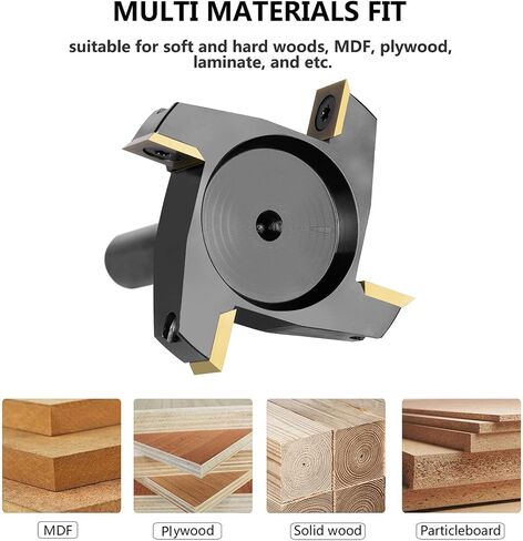 SpeTool Linear Rail Router Sled Slide Connector with Dust Collection and SpeTool CNC Spoilboard Surfacing Router Bit 1/2" Shank 2-1/2" Cutting Diameter in Kuwait