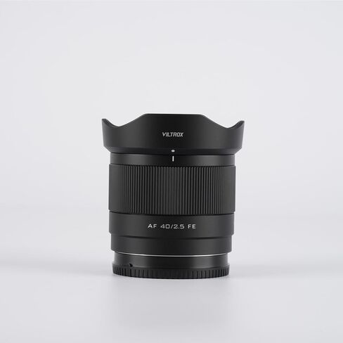 VILTROX 40mm F2.5 f/2.5 FE-Mount Full Frame for Sony, Auto Focus STM Lightweight Prime Lens for Sony E-Mount Cameras A7C A7SIII A7lll A7RIII A7IV A7RIV A9 A1 FX3 A7RV ZVE1 A7CR A7CII A93 A6700 A6600 in Kuwait