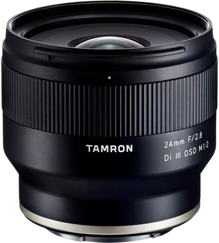 Tamron 24mm F2.8 Di III OSD M 1:2 Wide-Angle Prime Lens for Sony E Full-Frame Mirrorless Cameras, Half Macro Close-Focusing, Compact Lightweight Design + Lens Filter Kit + Cap Keeper (4pc Bundle) in Kuwait