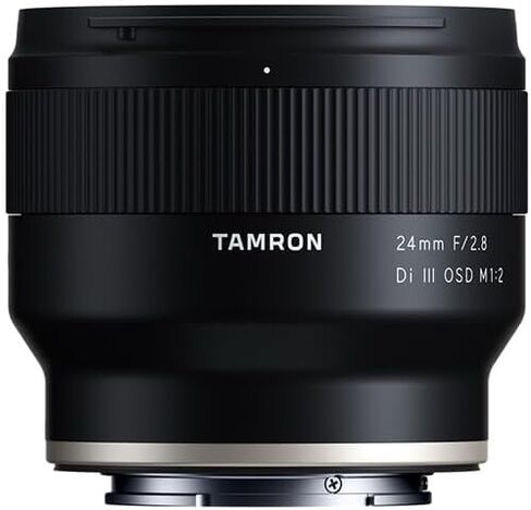 Tamron 24mm F2.8 Di III OSD M 1:2 Wide-Angle Prime Lens for Sony E Full-Frame Mirrorless Cameras, Half Macro Close-Focusing, Compact Lightweight Design + Lens Filter Kit + Cap Keeper (4pc Bundle) in Kuwait