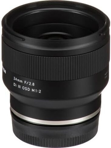 Tamron 24mm F2.8 Di III OSD M 1:2 Wide-Angle Prime Lens for Sony E Full-Frame Mirrorless Cameras, Half Macro Close-Focusing, Compact Lightweight Design + Lens Filter Kit + Cap Keeper (4pc Bundle) in Kuwait