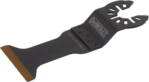 DEWALT Oscillating Tool Blade for Wood with Nails, Wide, Titanium Nitride Coated (DWA4204), Black in Kuwait