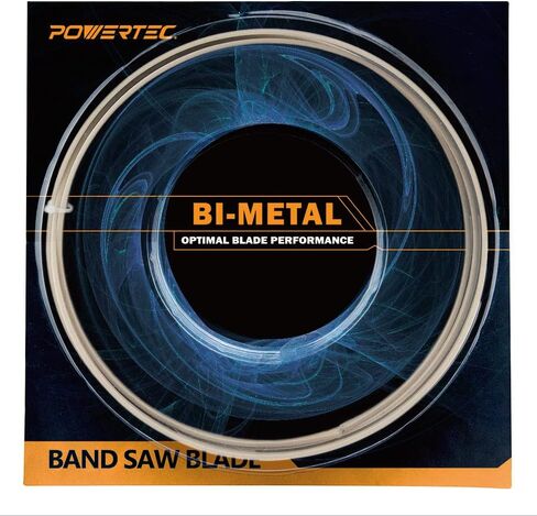 POWERTEC 93 Inch Bi-Metal Bandsaw Blades, 3/4" x 10/14 TPI Non-Ferrous Metal Cutting Band Saw Blades for Jet JHVC-712 & JHVBS-7MW Band Saw, 1pk (13280) in Kuwait