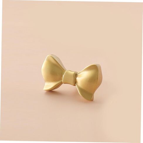 Gold Bow Drawer Pulls Elegant Bow-Shaped Knobs for Dresser and Cabinet Decorative Hardware for Vintage Furniture Complete for Stylish Home Decor in Kuwait