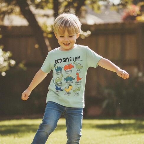 Toddler Little Boy Summer Dinosaur Clothes Funny Letter T Shirt Tops 1-5T | Little Boy Summer Dinosaur T Shirt Toddler Boy Funny Summer Short Sleeve Graphic Tee Tops 1T 2T 3T 4T 5T in Kuwait