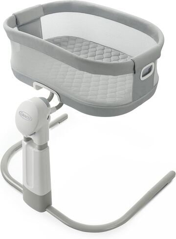 Graco® DreamMore Bedside, Newborn, Travel, Portable Bassinet for Newborn Babies to 6 Months, Willow in Kuwait