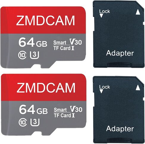 2 Pack 8GB TF Card with Adapter UHS-I U1 Class 10 Memory Card | A1 Performance High-Speed TF Card Up to 90MB/S for Smartphones/Tablets/Cameras/Car Audio/Game Consoles in Saudi Arabia