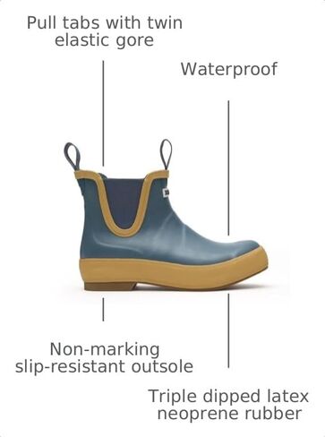 XTRATUF Women's Legacy Ankle Deck Boot, Legacy Marine, Size 8(M) in Kuwait