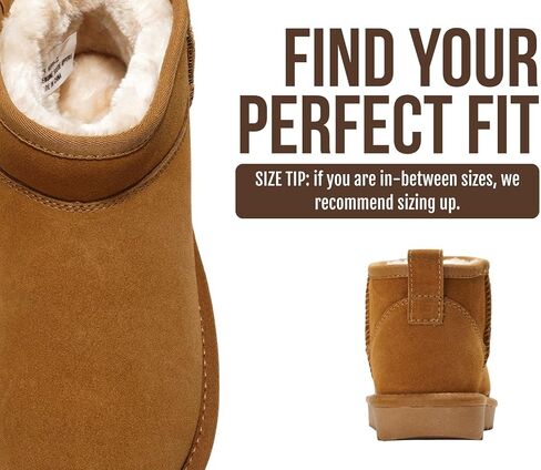 Project Cloud 100% Genuine Leather Comfortable Womens Ankle Boots (Hippy) | Water Resistant Memory Foam Insole Winter Shoes - Trendy Footwear Outdoor Fall Shoes for Women - Winter Boots for Women in Kuwait