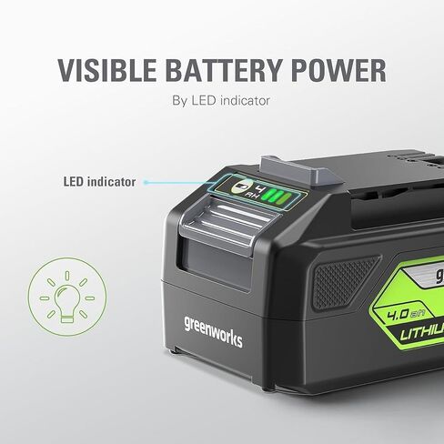 Greenworks 24V 4.0Ah Lithium-Ion Battery (Genuine Greenworks Battery/ 125+ Compatible Tools) in Kuwait