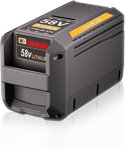 【5.0Ah High Capacity】5.0Ah Replacement for ECHO 58V Battery CBP-58V20 CBP-58V40, Compatible with Echo 58V Cordless Tools CLM-58V CBL-58V CCS-58V CPLB-58V CHT-58V CDST-58V CST-58V & Charger CBC58VA in Kuwait