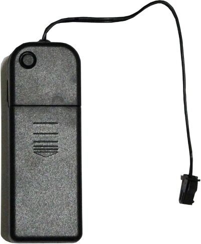 Battery Pack Contrller (4 Modes Solid On, Flash, Strobe, Off) for Neon El Wire Light (2 Pieces) in Kuwait