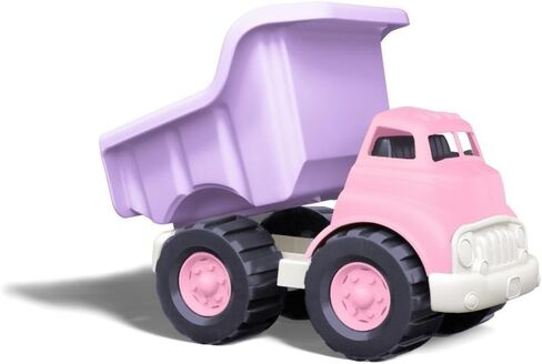 Green Toys Dump Truck in Pink Color - BPA Free, Phthalates Free Play Toys for Improving Gross Motor, Fine Motor Skills. Play Vehicles in Kuwait