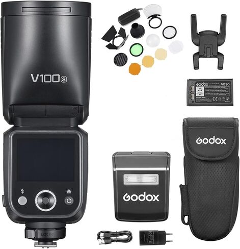 Godox V860III-S Camera Flash Light Wireless TTL Speedlite Modeling Light Transmitter/Receiver Manual/Auto Flash GN60 1/8000s HSS Built-in 2.4G Wireless X System Replacement for Sony Cameras in Saudi Arabia