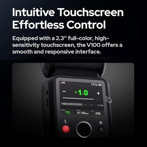 Godox V860III-S Camera Flash Light Wireless TTL Speedlite Modeling Light Transmitter/Receiver Manual/Auto Flash GN60 1/8000s HSS Built-in 2.4G Wireless X System Replacement for Sony Cameras in Saudi Arabia