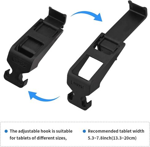 HeiyRC Adjustable Tablet Holder for DJI Neo/4K/4 Pro/2/Mini 3/AIR 3/2S/Mavic 3 Drone Remote Controller - 7-10.5 Inch Tablet Clip Stand Mount for iPad Mini/Air in Kuwait