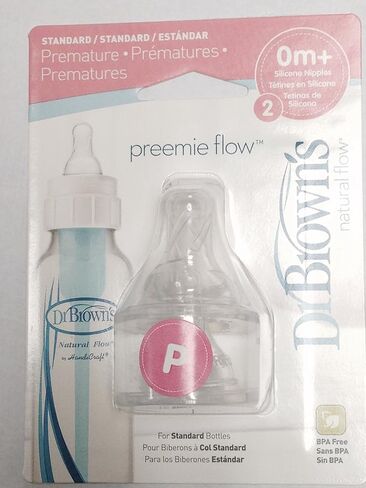 Dr. Browns Natural Flow Preemie Standard Nipple pack of 4 in Kuwait