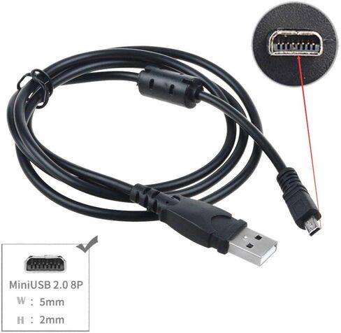 AC Power Adapter Battery Charger + USB Cord Cable Compatible with Nikon Coolpix S8200 Camera in Kuwait