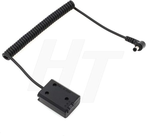 NP-FW50 DC Coupler Dummy Battery Power Adapter for for Sony ZVE10 A7 A7II A7S A7SII A7R A7RII A6300 A6500 A6000 A5100 NEX Series Camera in Kuwait