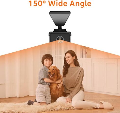 Mini 4K Wireless Camera WIFI Indoor Home Security Camera Outdoor 2.4G/5G WIFI Camera,House WiFi Nanny Cam,Small Home Tiny Cameras with 30-100 Days Standby Battery Life,Night Vision, AI Human Detection in Kuwait