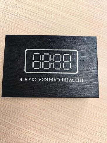Hidden Camera Clock 1080P HD Wireless Spy Camera for Indoor Security WiFi Nanny Cam with Motion Detection and Night Vision in Kuwait