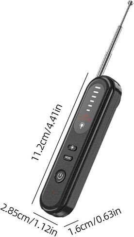 Hidden Camera Detector, Portable Anti-Spy Camera Finder with IR Lens Scanner, Wireless Rechargeable Bug Listening Device for Hotel, Office, Car, Rental House in Kuwait
