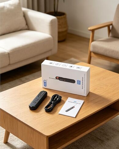 Hidden Camera Detector, Portable Anti-Spy Camera Finder with IR Lens Scanner, Wireless Rechargeable Bug Listening Device for Hotel, Office, Car, Rental House in Kuwait