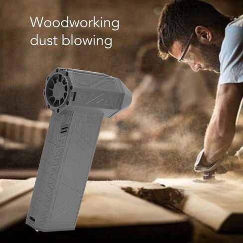 Cryfokt Super Mini, 180W 200000RPM Stepless Variable Speed Air Blower with Type C 15W Fast Charging, for Cars Computers Keyboards Cameras Sofas Plants Pet Hair in Kuwait