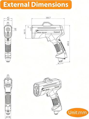 Cordless Anti-Static Gun for Auto Painting, Electronics & Film Packaging - Effective Anti-Static Solution | Portable Antistatic Gun for Laboratories & Assembly in Kuwait