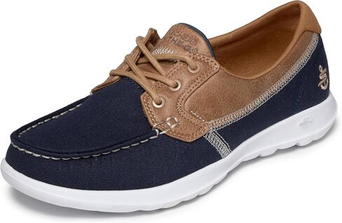 Skechers Women's On-The-Go GO Walk Lite Coral | Walking, Casual, 5GEN Cushioning, Air-Cooled Goga Mat, Machine Washable, Boat shoe in Kuwait