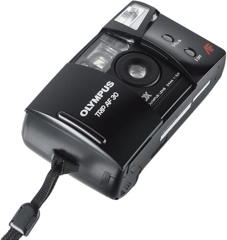Olympus Trip AF 30 35mm Point & Shoot Film Camera – Autofocus, Built-in Flash, 35mm f/3.5 Lens – Vintage Compact Film Camera (Renewed) in Kuwait