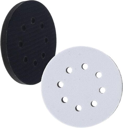 Dura-Gold Pro Series 6" x 10mm Soft Density Interface Sanding Pad, 2 Pack - Hook & Loop Foam Protection Cushion, Used Between Sander Discs, Polisher Polishing Pads & Backing Pads - Auto Detailing in Kuwait