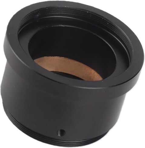 M42x0.75 to 1.25 Inch Telescope Adapter Ring, Aluminum Compression Ring for Telescope Track, Black Threaded Ring with 3 Set Screws, Scratch - Free Mounting for Astronomy Cameras an in Kuwait