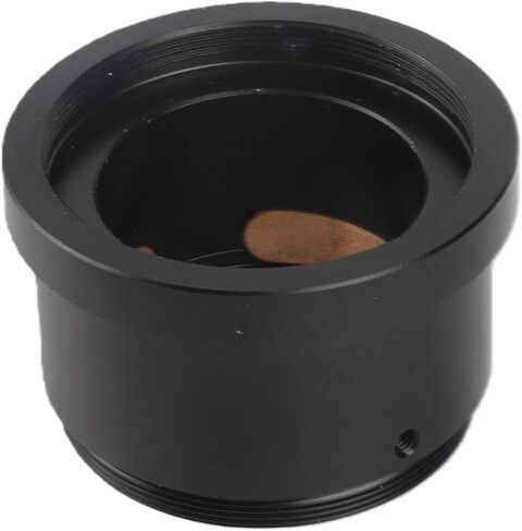 M42x0.75 to 1.25 Inch Telescope Adapter Ring, Aluminum Compression Ring for Telescope Track, Black Threaded Ring with 3 Set Screws, Scratch - Free Mounting for Astronomy Cameras an in Kuwait
