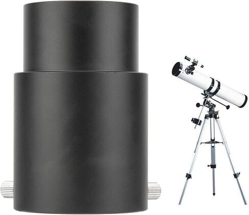 60mm Metal 2 Inch Telescope Eyepiece Extension Tube Adapter, Aluminum Alloy Eyepiece Extension Tube, M48x0.75 Thread for Astronomical Telescopes and Astrophotography in Kuwait