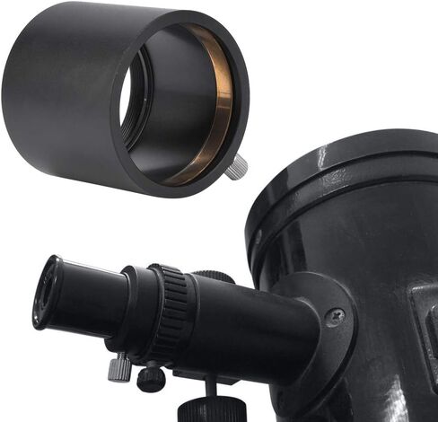 2 Inch SCT Mount Astronomy Telescope Adapter for Schmidt Cassegrain Telescope, Aluminum Alloy SCT Adapter with Internal Brass Ring and Large Thumbscrew, Compatible with 2 Inch Eyep in Kuwait