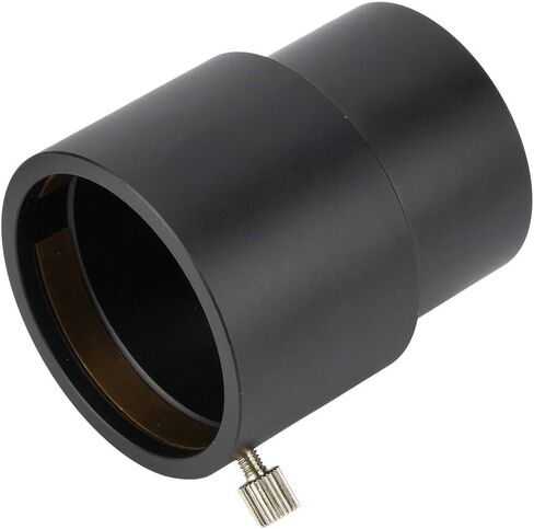 2 Inch Telescope Eyepiece Extension Tube, 40mm M48 Thread Adapter for Astronomical Photography, Aluminum Alloy with Locking Finger Screws and Brass Compression Ring in Kuwait