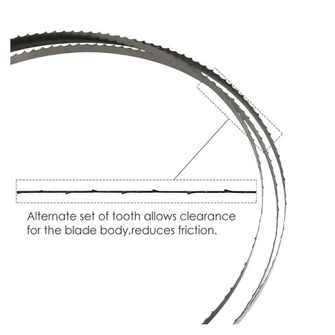 58-1/2 Inch Bandsaw Blade, 1/4" X 10 T Portable Bandsaw Blade, High Stiffness 1490mm High-Speed Steel Band Saw Blade in Kuwait