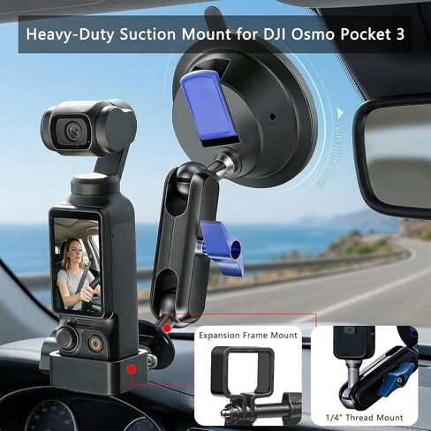 Tripod for DJI Osmo Action 6 & Car Mount for DJI Osmo Pocket 3, Phone in Kuwait