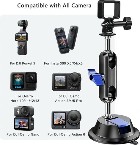 Tripod for DJI Osmo Action 6 & Car Mount for DJI Osmo Pocket 3, Phone in Kuwait