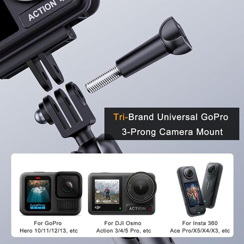 Tripod for DJI Osmo Action 6 & Electric Suction Cup Action Camera Mount in Kuwait