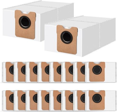 18 Pack C20 Dust Bags for eufy Omni C20 C10 Robot Vacuum Cleaner | 3.2L Large Capacity Vacuum Bags, Disposable Replacement Dust Bags in Kuwait