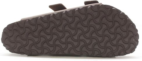 Birkenstock Mens Arizona Leather Open Toe Slip On Slippers, Mocha, Size 11.0 in Kuwait