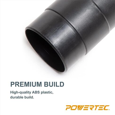 POWERTEC 70123V 4-Inch Dust Hose Connector w/Quick Connect Splice Adapter, ABS Plastic in Kuwait