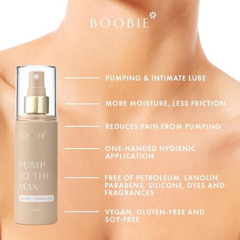 Boobie Pump to the Max Pump & Nipple Comfort Spray for Breastfeeding - 3 oz in Kuwait