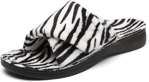 SOLLBEAM Women's Plantar Fasciitis Fuzzy House Orthopedic Adjustable Slippers With Arch Support Orthotic Heel Cup For Ladies in Kuwait
