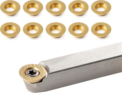 TASP Titanium Coated Carbide Cutter Inserts for Wood Turning Tools (Square) in Kuwait