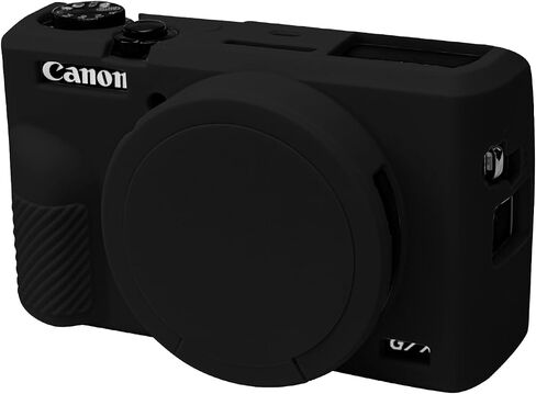 Camera Case with Lens Cover for Canon Powershot G7X Mark III Camera(Brown) in Kuwait