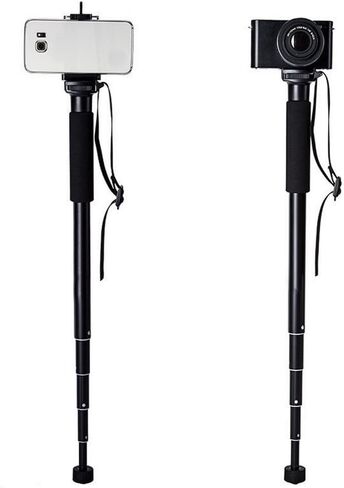 Photography Monopod Camera Monopod Retractable Camera Stand Stabilizer Portable Tripod Monopod Photography Stick Aluminum Compact Travel Camera Stick for DSLR and Dv in Kuwait