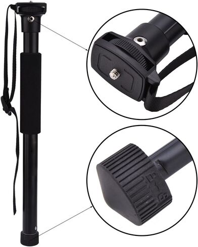 Photography Monopod Camera Monopod Retractable Camera Stand Stabilizer Portable Tripod Monopod Photography Stick Aluminum Compact Travel Camera Stick for DSLR and Dv in Kuwait